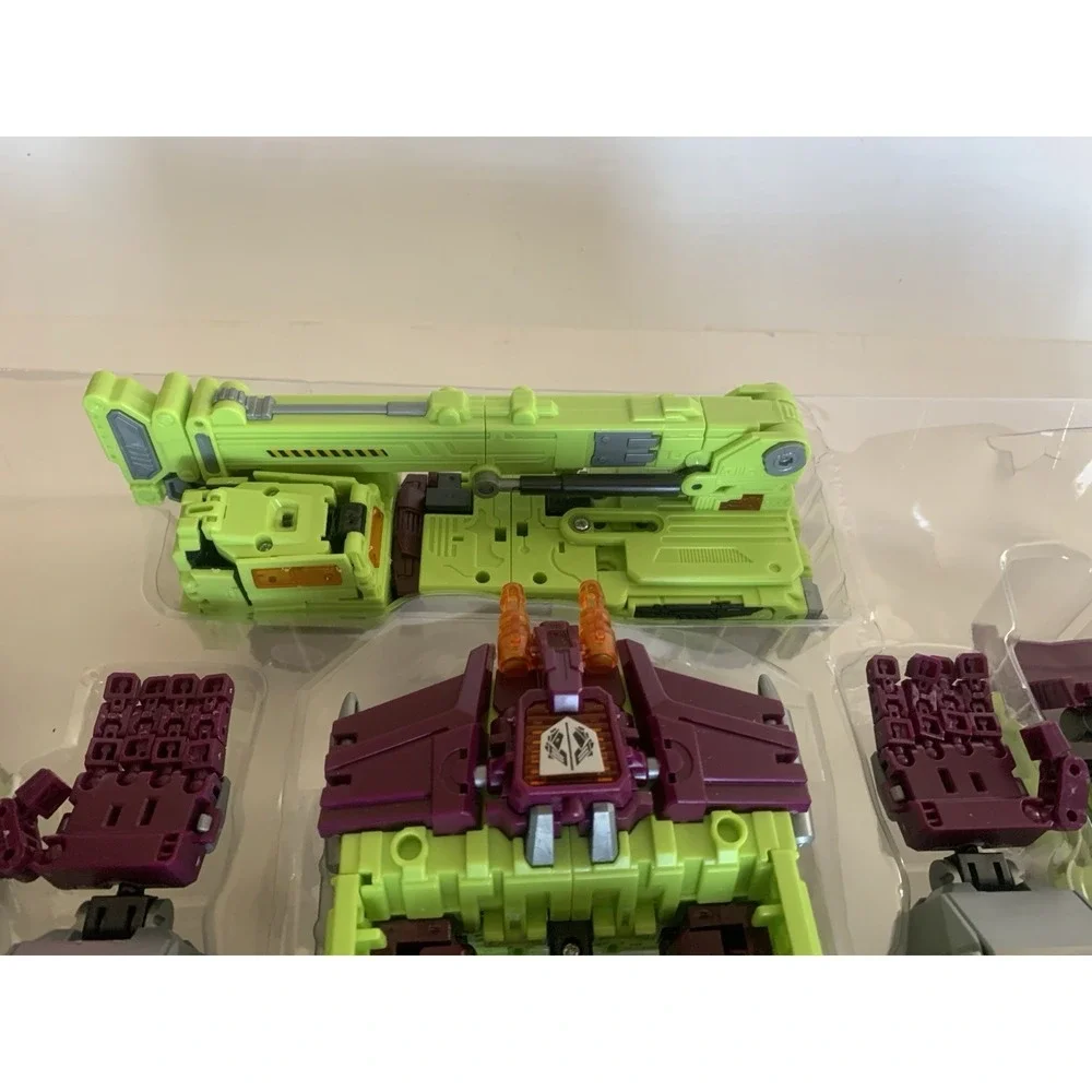 NBK Devastator 6-in-1 Combiner Robot Green Construction Set Open Box